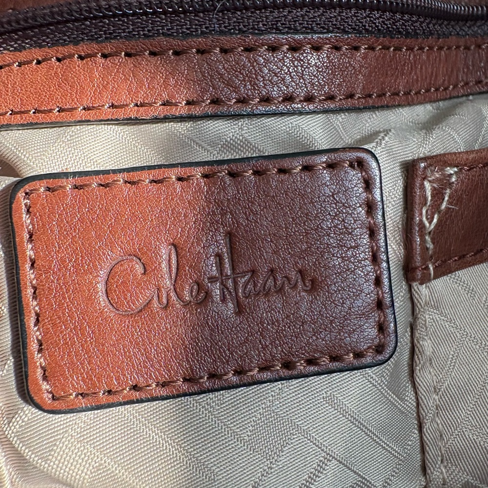 Chestnut Leather Men's Satchel